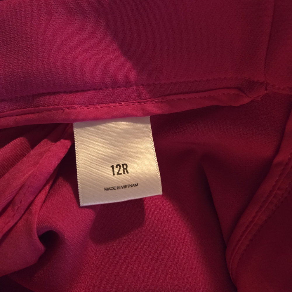 Neon Berry. Express Fuchsia Wide-Leg Trousers - Picture 4 of 5